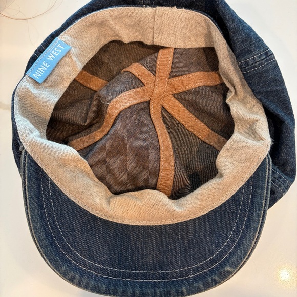 Denim Newsboy Cap - Picture 6 of 6